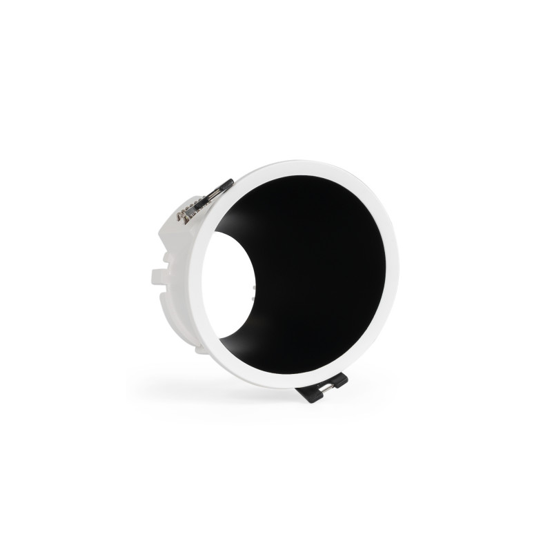 Round asymmetrical recessed downlight ring - Low UGR - Cutout Ø85mm