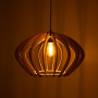 Wooden pendant light "Pili" - Ø 48cm - 1 x E27