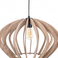 Wooden pendant light "Pili" - Ø 48cm - 1 x E27