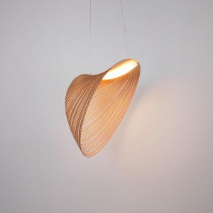 Designer Pendant Light "Bogam 40" - Wood - 14W - ø 40cm