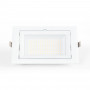 Rectangular adjustable CCT LED Downlight - 60W - White - 100° LIFUD Driver