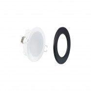 Outdoor LED Downlight Kit 5W - IP65 - 3000K + Interchangeable Ring - TRIAC dimmable - Ø68mm