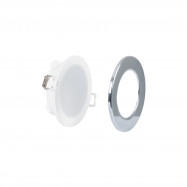 Outdoor LED Downlight 5W - 3000K - IP65 - TRIAC dimmable - Interchangeable bezel - Cutout Ø68mm