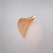 Designer Pendant Light "Bogam 40" - Wood - 14W - ø 40cm