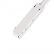 Electrical X-connector for magnetic track - 20mm - White