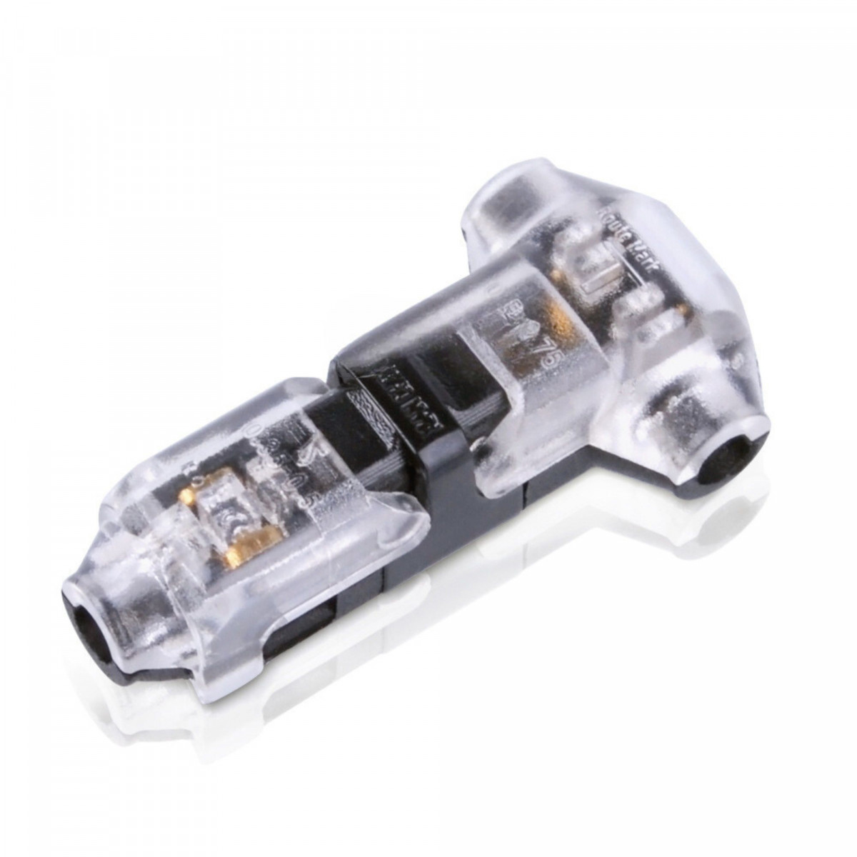 T-shaped quick connector for 1 wire - 0.34~0.78 mm² - 300V / 9A