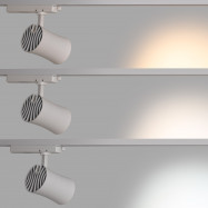 Architectural LED CCT 1-phase track spotlight - 40W - CRI 90