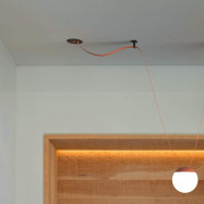 Recessed central canopy for "Axia" lamp