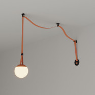 Configurable lamp "Axia 1" - KIT 12W globe lamp + Conductive fabric strip + accessories