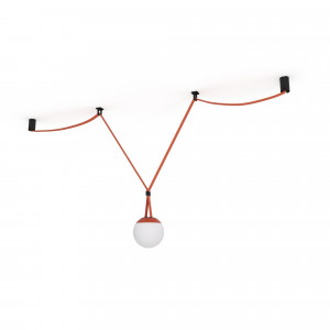 Configurable lamp "Axia 3" - KIT ball lamp 10W + electric textile tape + accessories