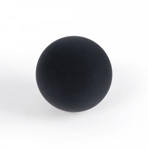 Glass and textile ball for replacement of acoustic lamp B206 - Ø140mm - Gray and brown