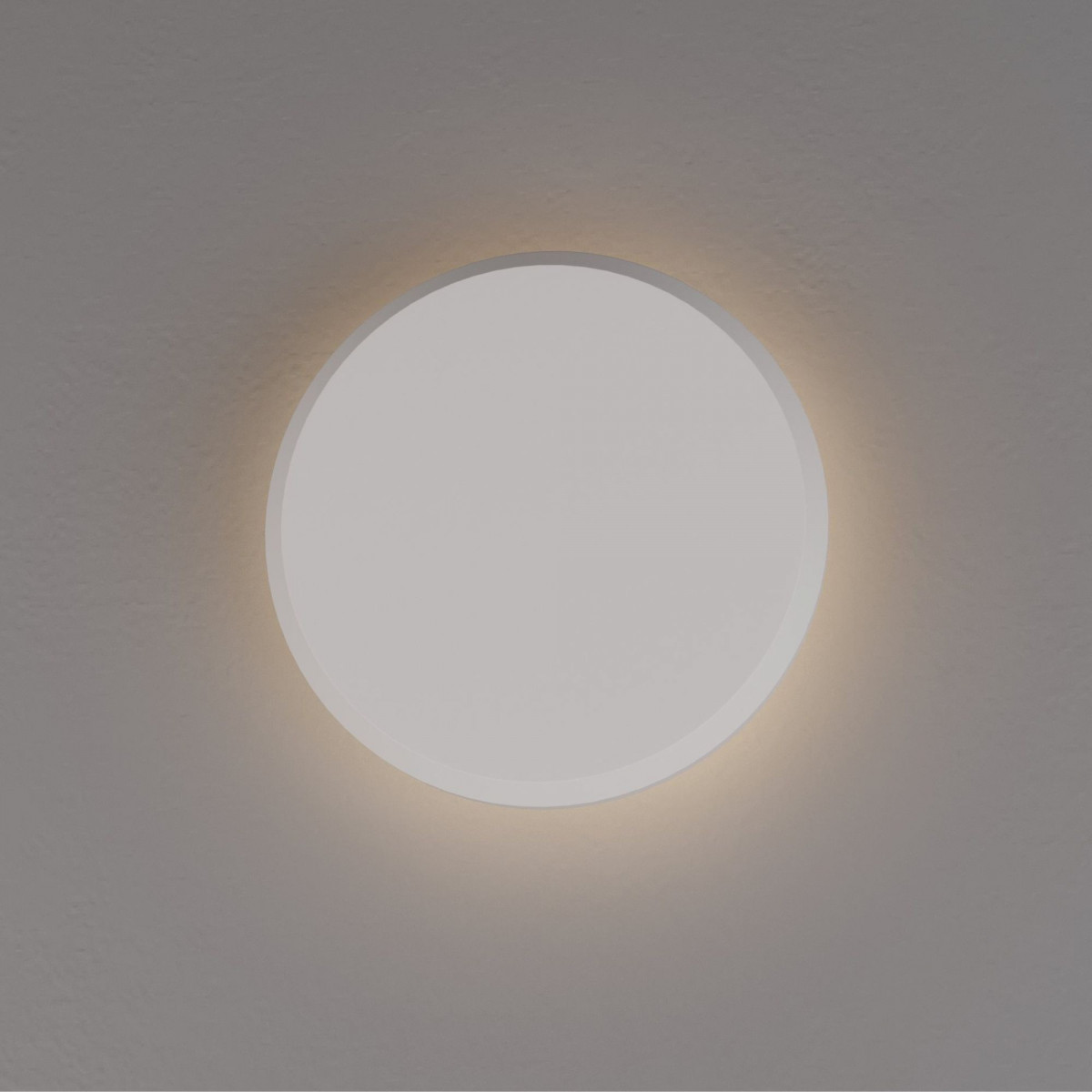 Lune" plaster wall light - 2,5W - Warm light