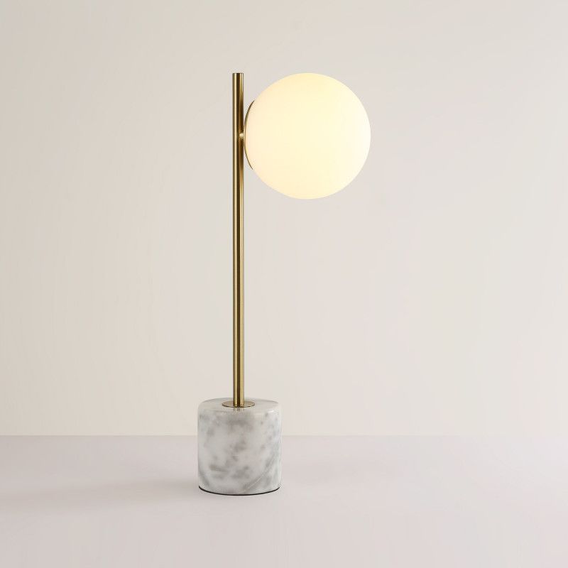 Crystal ball table lamp "LICRU" - E27 - Ø 15cm