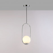 Pendant lamp crystal ball "JOHN" - E27 - Ø 15cm