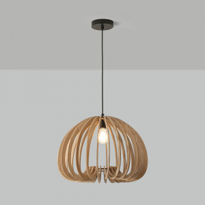 Wooden pendant light "MARGE" - Ø 45cm - E27