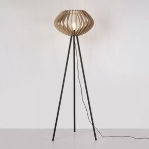 Wooden floor lamp "PANDA" - E27