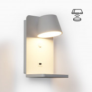 Wall light with USB port...