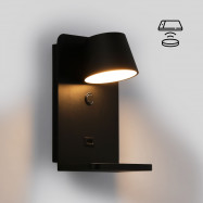 Wall light with USB port...