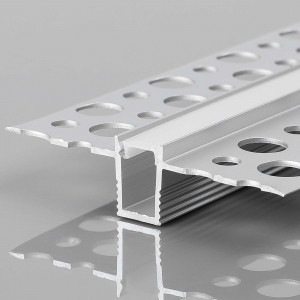 Profile for LED Strip - Recessed / Trimless - 8x7mm - With diffuser - 2 meters