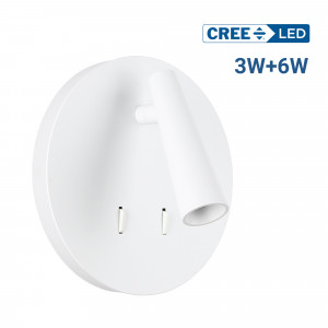 Wall light "FELAM" - 3W + 6W - 2700K - CRI 85