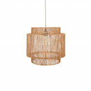 Jute hanging lamp "RAWA" - E27