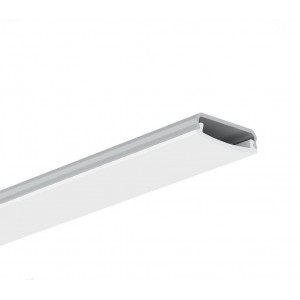 Perfil de aluminio para tira led flexible moldeable 18x6 superficie