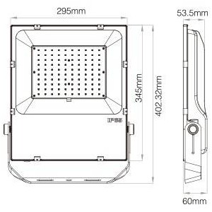 Proyector LED exterior 100W RGB+CCT | MI LIGHT