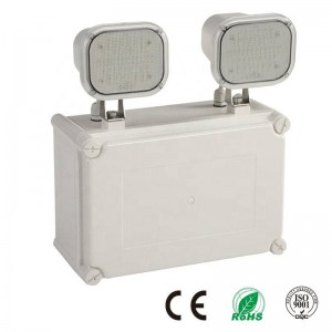 Luz de Emergencia LED Industrial Doble 2x6W IP65