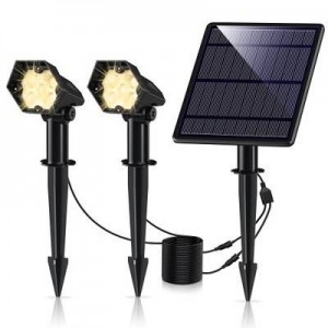 Foco Solar Exterior Doble 3W IP65