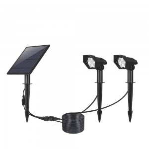 Foco Solar Exterior Doble 3W IP65