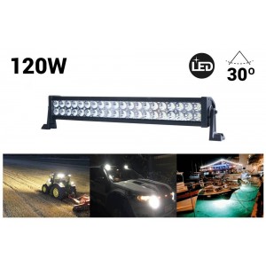 Barra LED 4x4, todoterreno 120W, 8000lm