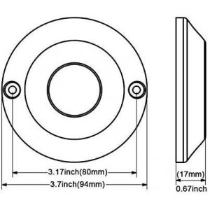 dimensiones luces LED