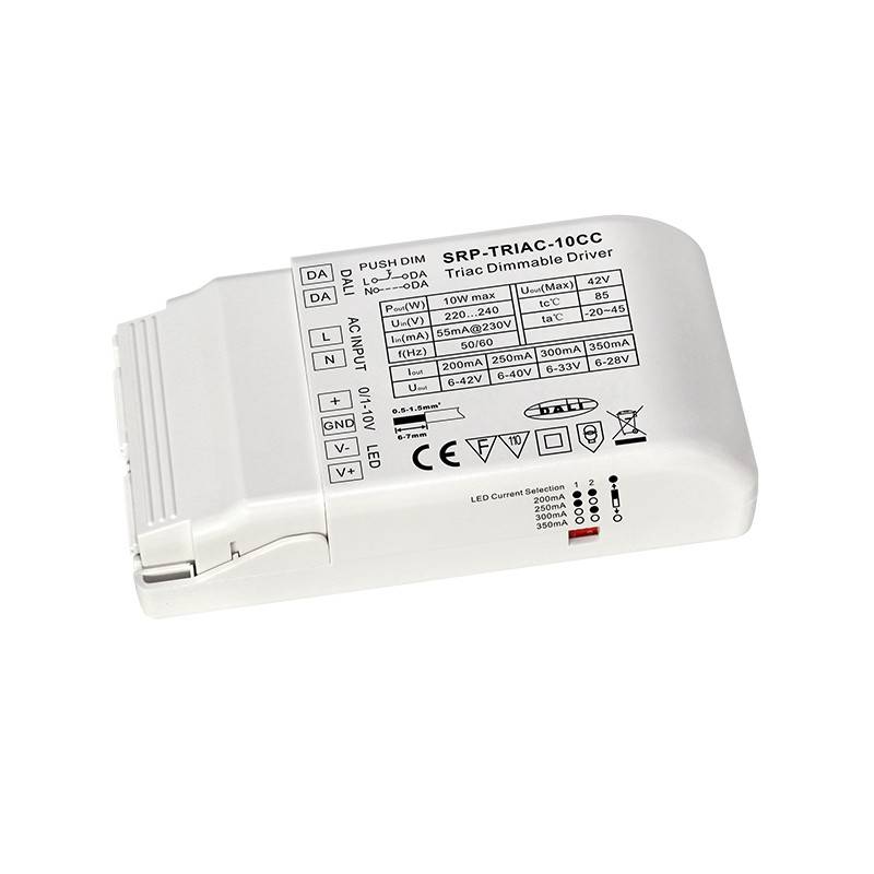 Driver TRIAC Dimmable DALI PUSH 0/1-10V 10W