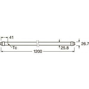 Σωλήνας LED T8 1200mm