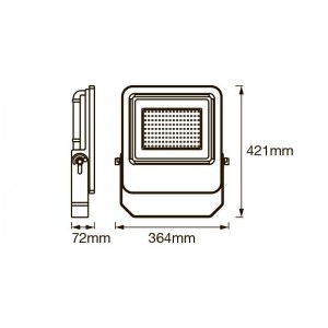 Proyector LED exterior 150W 8435427126873