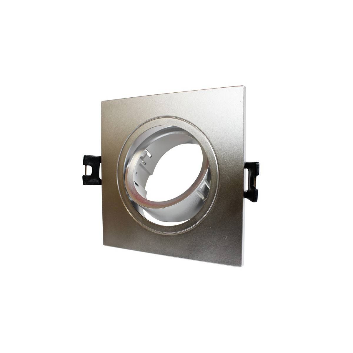 Aros downlight empotrables cuadrados basculantes GU10, MR16