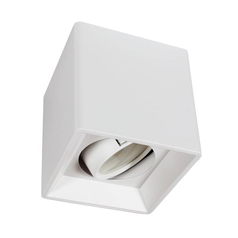 Aro downlight de superficie orientable GU10, MR16