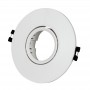 Aro downlight empotrable basculante GU10, MR16 Ø110mm