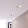 Aro downlight empotrable basculante GU10, MR16 Ø110mm