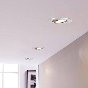 Aro downlight empotrable basculante GU10, MR16 Ø110mm