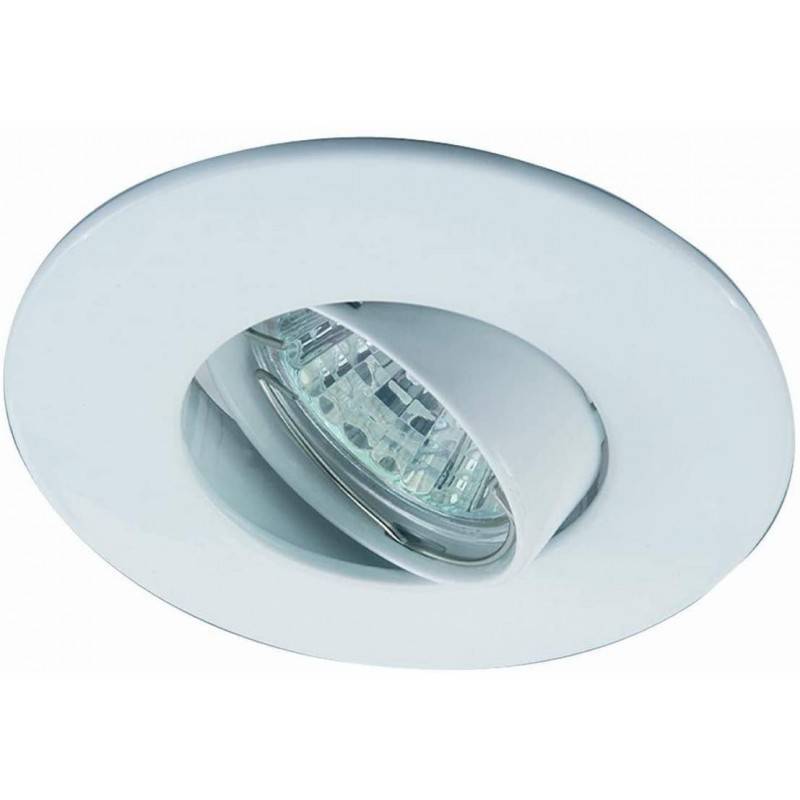 Aro downlight empotrable basculante Ø80/Ø102 blanco para GU10 / GU5.3