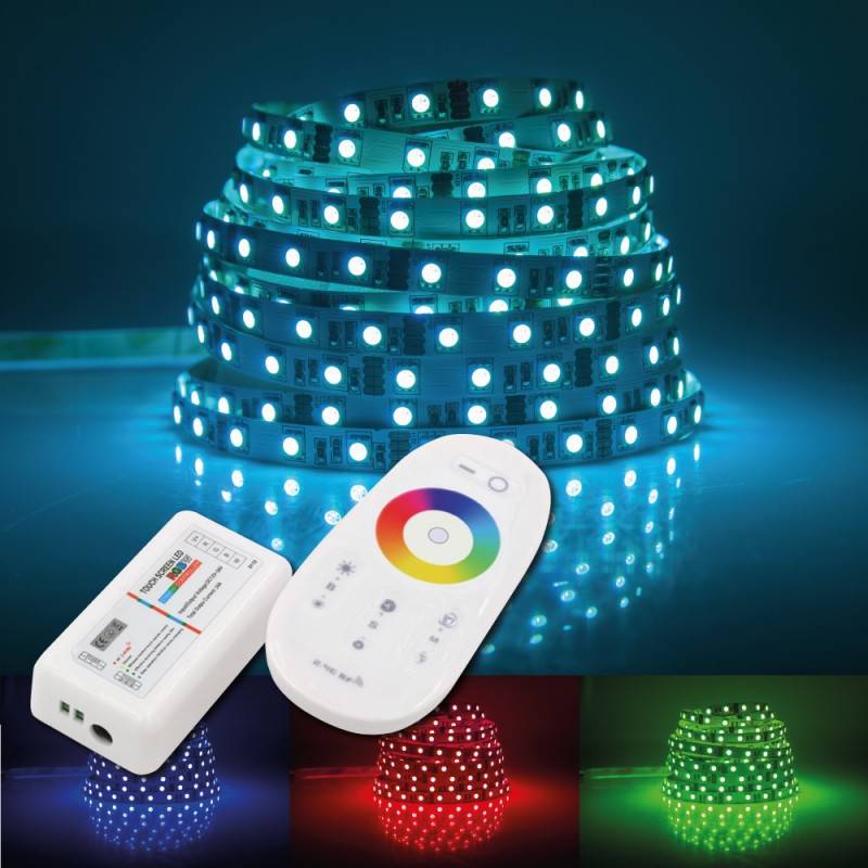 Controlador LED WIFI RGBW 12/24V 4 canales