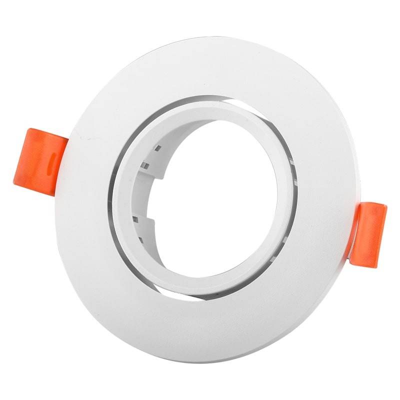 Aro downlight empotrable circular basculante GU10, MR16