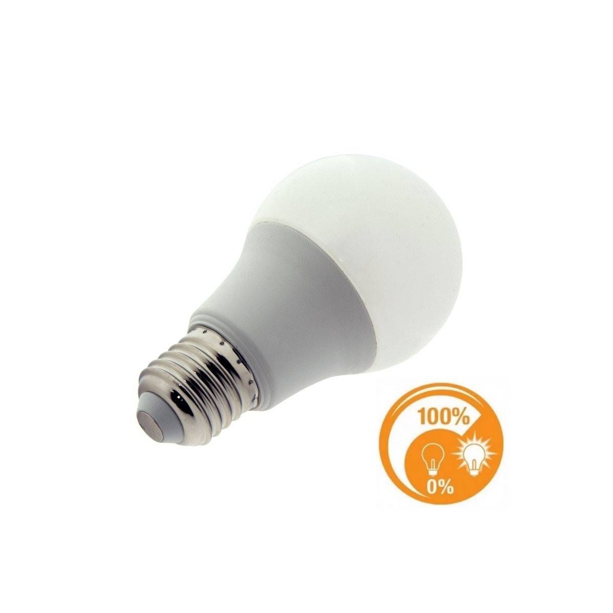 Bombilla LED E27 10W A60 DIMMABLE