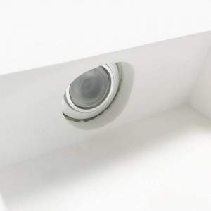 Aplique de pared empotrable de Escayola "MUR" 1W trimless