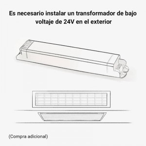 Kit SKYline iluminación lineal COB 320led/m 120W 10m