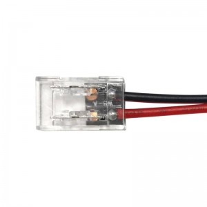 Conector para inicio de tiras LED COB monocolor de 8mm