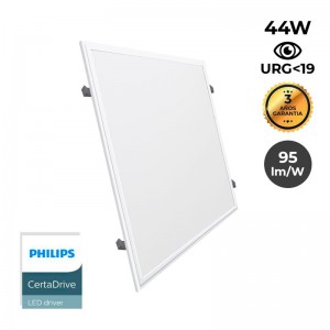 Panel LED 60X60cm con KIT de empotrar 44W UGR19 Driver Philips