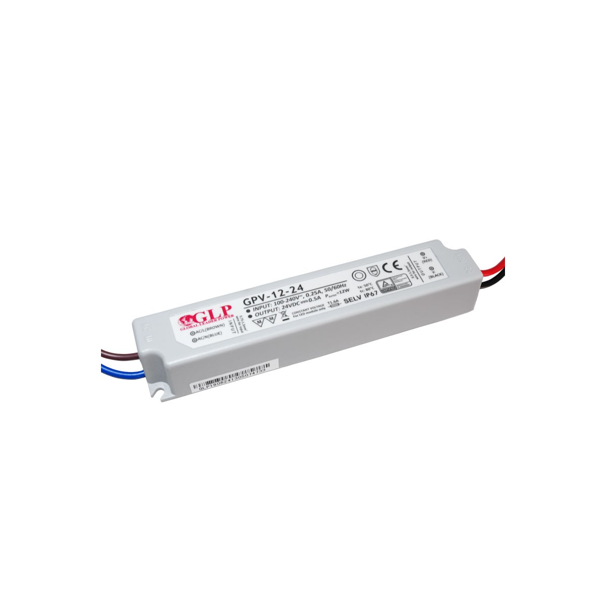 Fuente de alimentación LED de 12W 24V - GLP