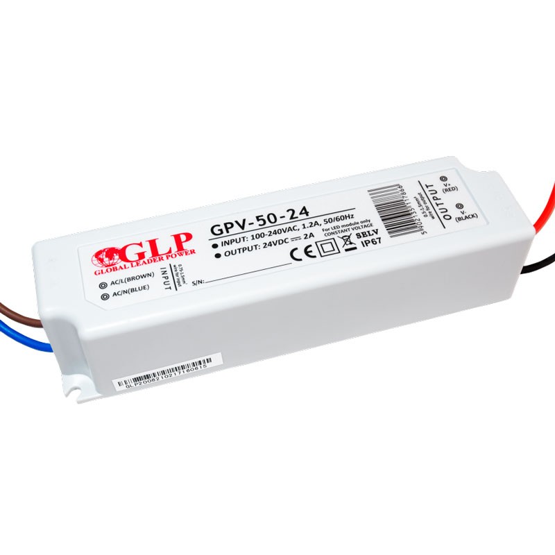 Fuente de alimentación LED de 50W 24V - GLP